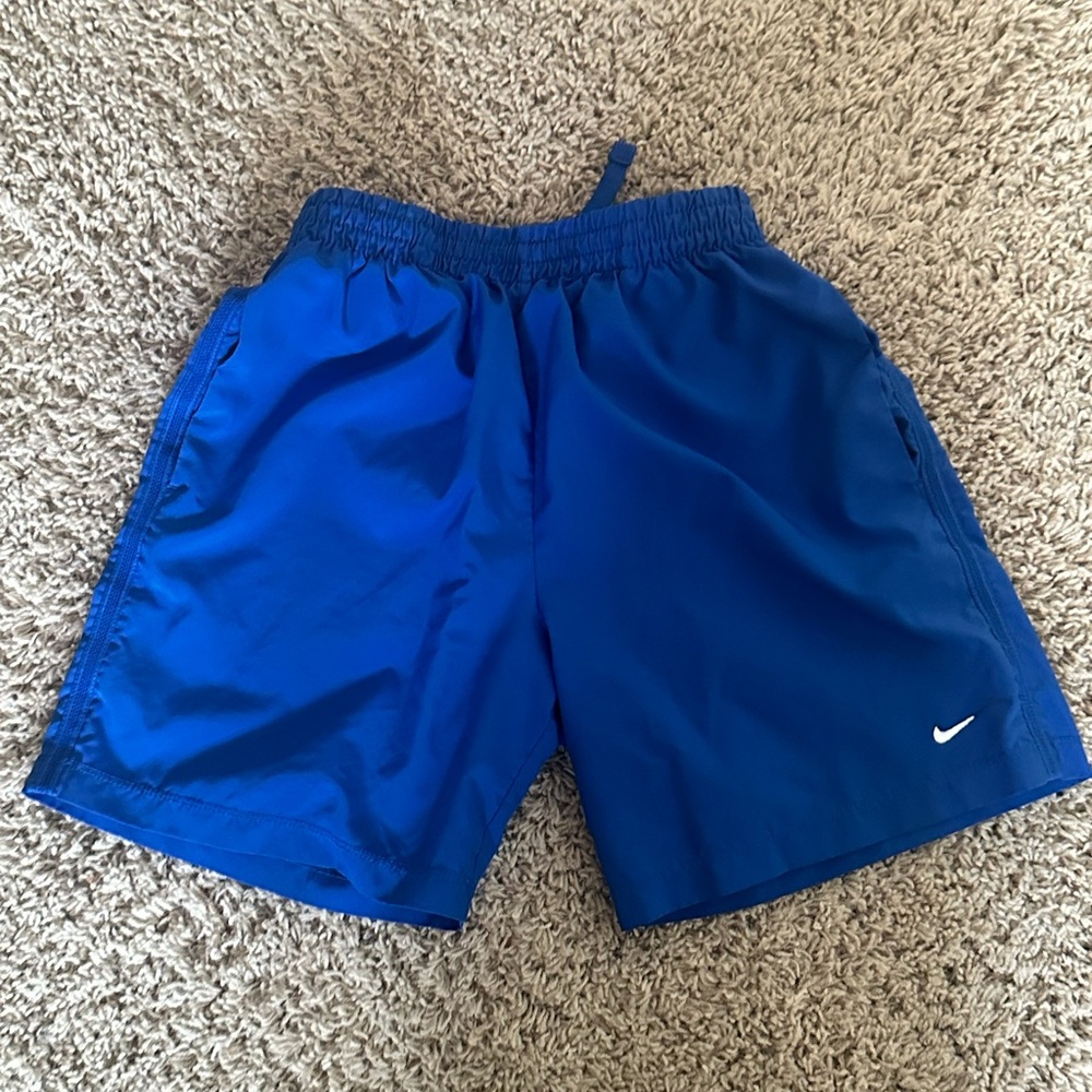 Nike Boys Vibrant Blue Athletic Shorts
